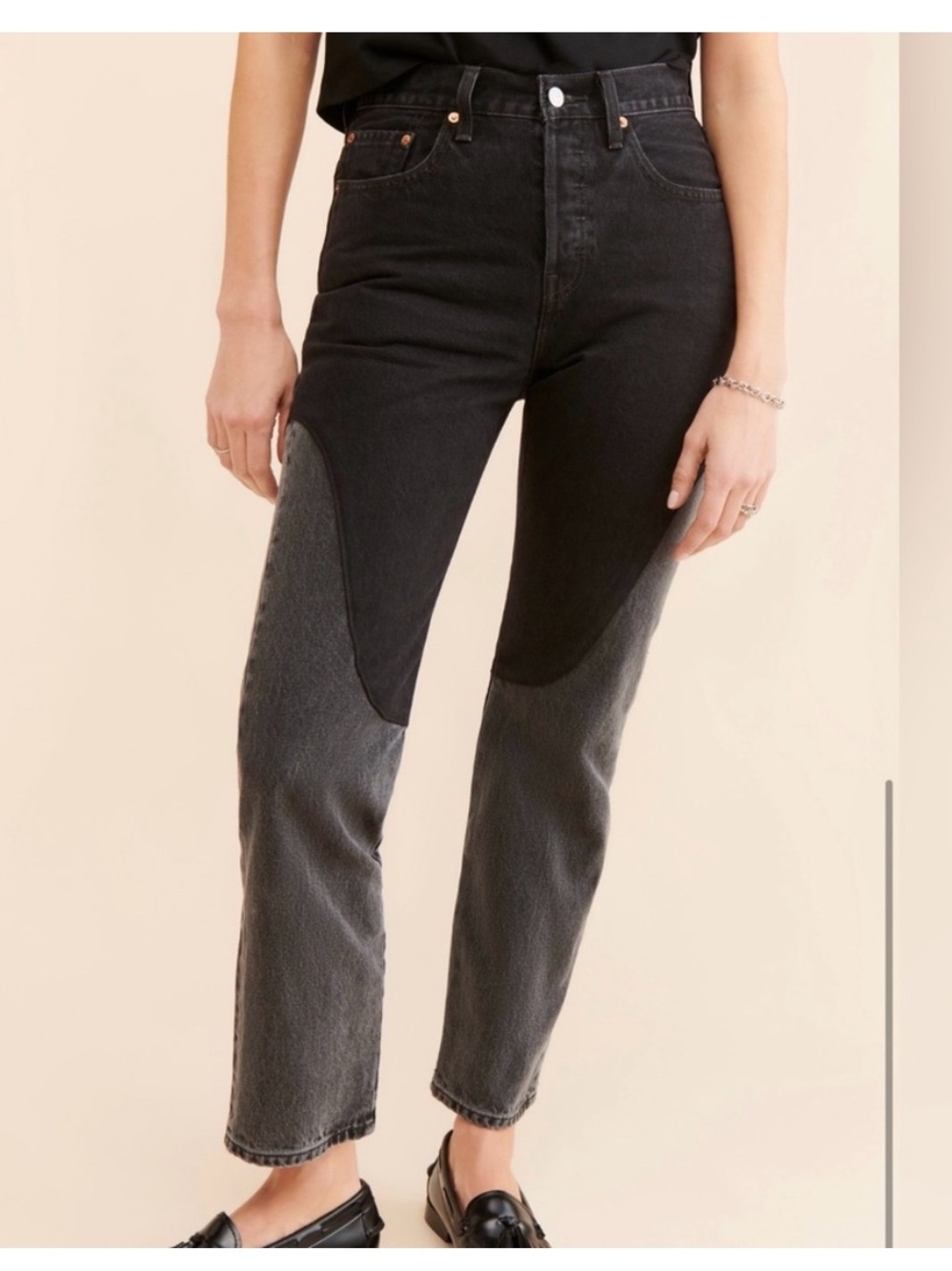 Levi’s women’s two tone 501s